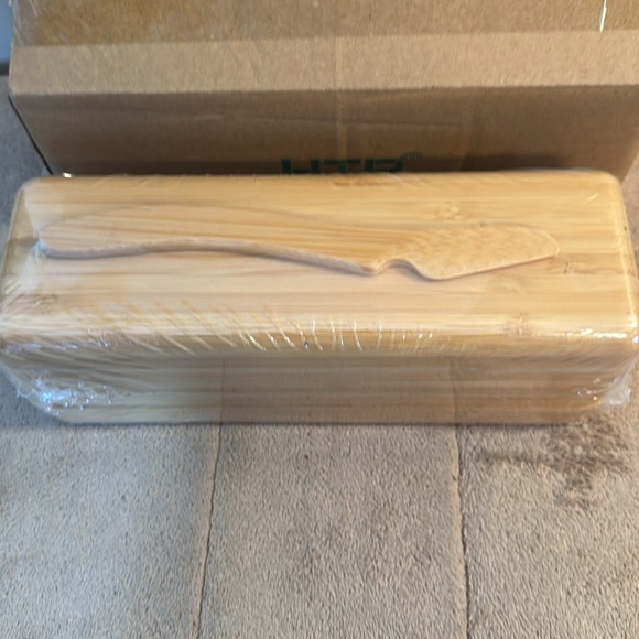 HTB bamboo butter dish - Picture 3 of 5